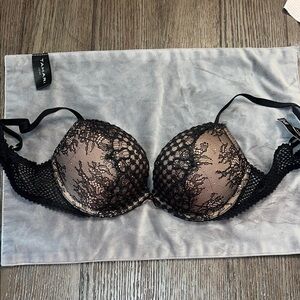 Gently used Victoria's Secret Black Lace Bra